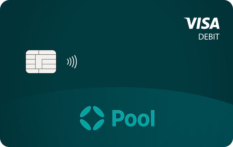 A Pool Visa debit card.